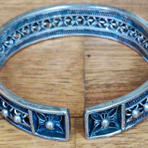 纯银累丝银手镯 7 纯银累丝银手镯 - 图片 7