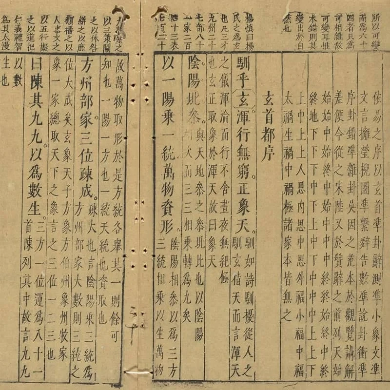 太玄经 22 《太玄经》十卷(明天启六年赵世楷读书坊刊本) 21