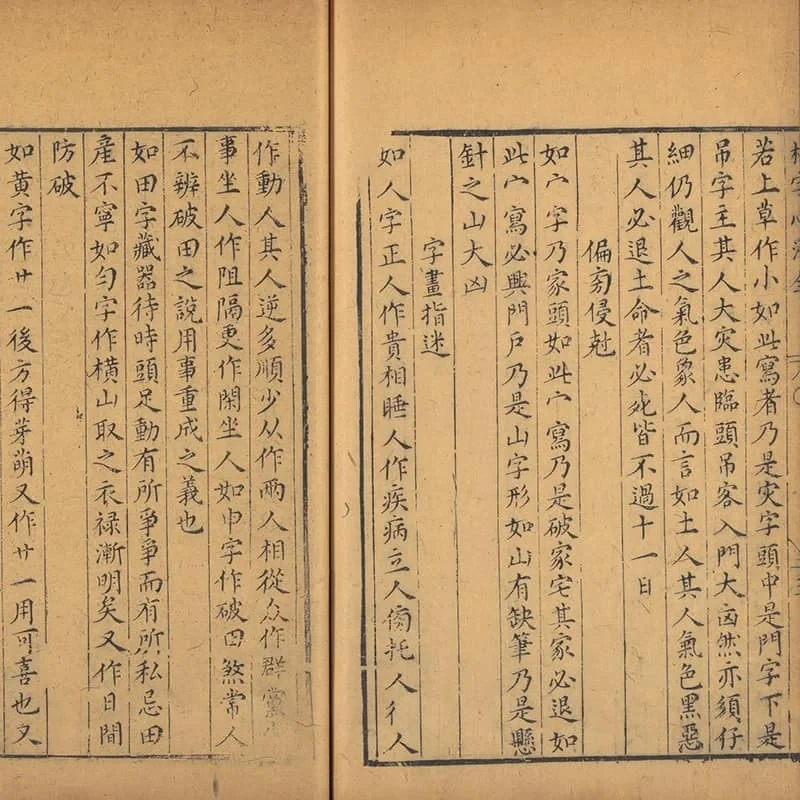 新刻相字心法 20 《新刻相字心法》一卷(明万历时期文会堂刊本) 19